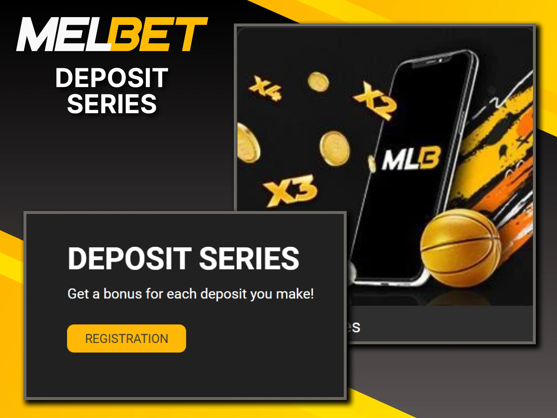 A special deposit bonus awaits Melbet players.