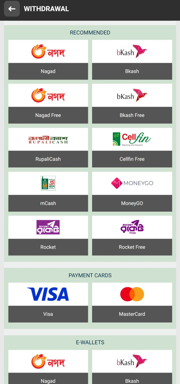 Withdraw bonus funds using a convenient method from Melbet.