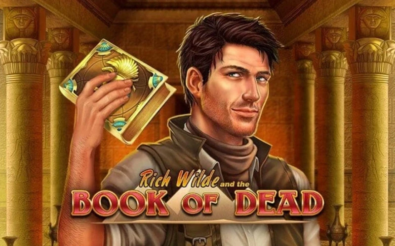 Explore ancient mysteries in the Book of Dead slot at Melbet.